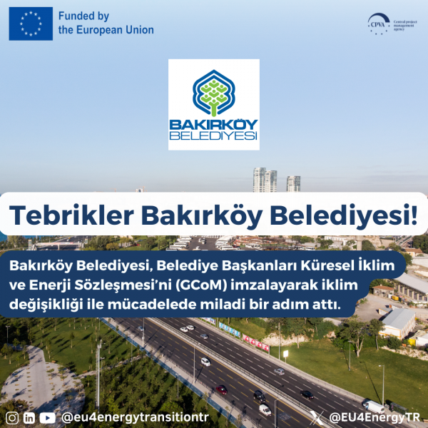 Bakırköy Municipality Joins GCoM!